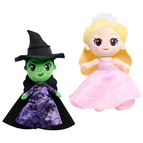 Wicked Glinda and Elphaba 8-Inch Plush Doll Set of 2