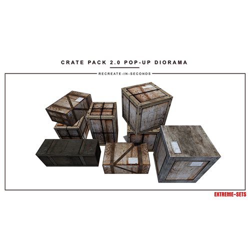 Crate Pack 2.0 Pop-Up 1:12 Scale Diorama