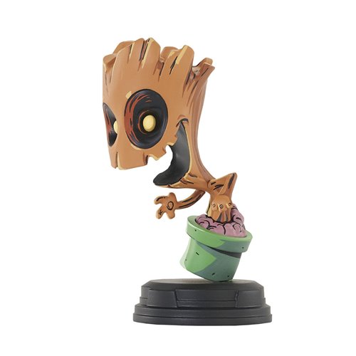 Marvel Animated-Style Groot in Pot Resin Statue