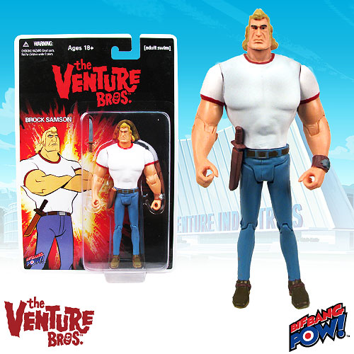 The Venture Bros. Brock in White Shirt 3 3/4-Inch Action Figure