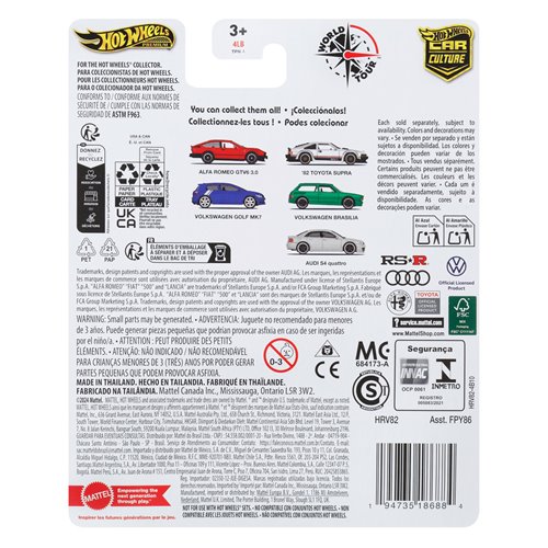 Hot Wheels Car Culture 2024 Mix 1 Vehicle Case of 10