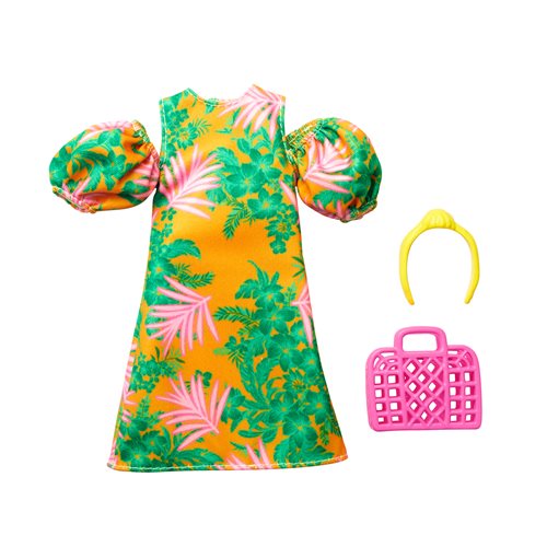 Barbie Complete Look Orange Tropical Dress Fashion Pack