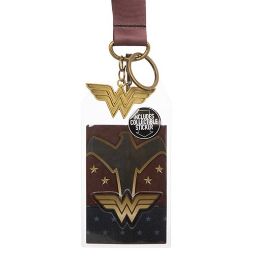 Details about   Wonder Woman Suit Up Costume Style Lanyard with Metal WW Logo Charm NEW UNUSED 