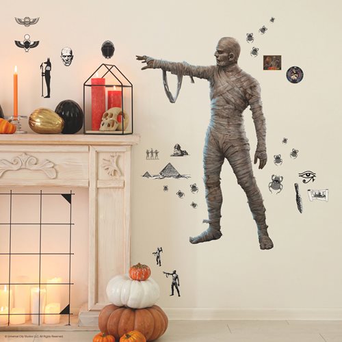Unviersal Monsters The Mummy Giant Peel and Stick Wall Decals