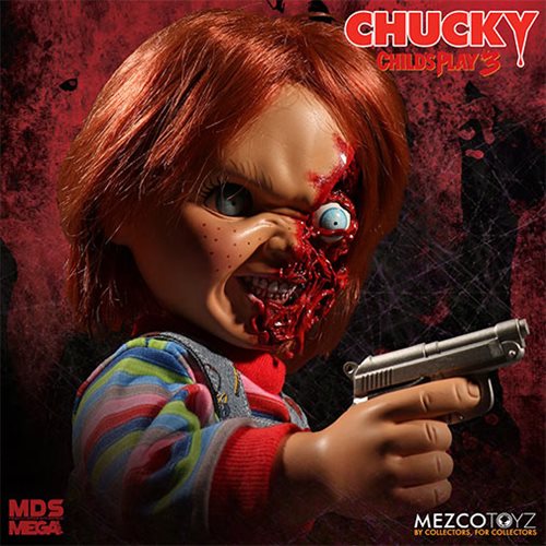 Child's Play Pizza Face Chucky Talking Mega-Scale 15-Inch Doll