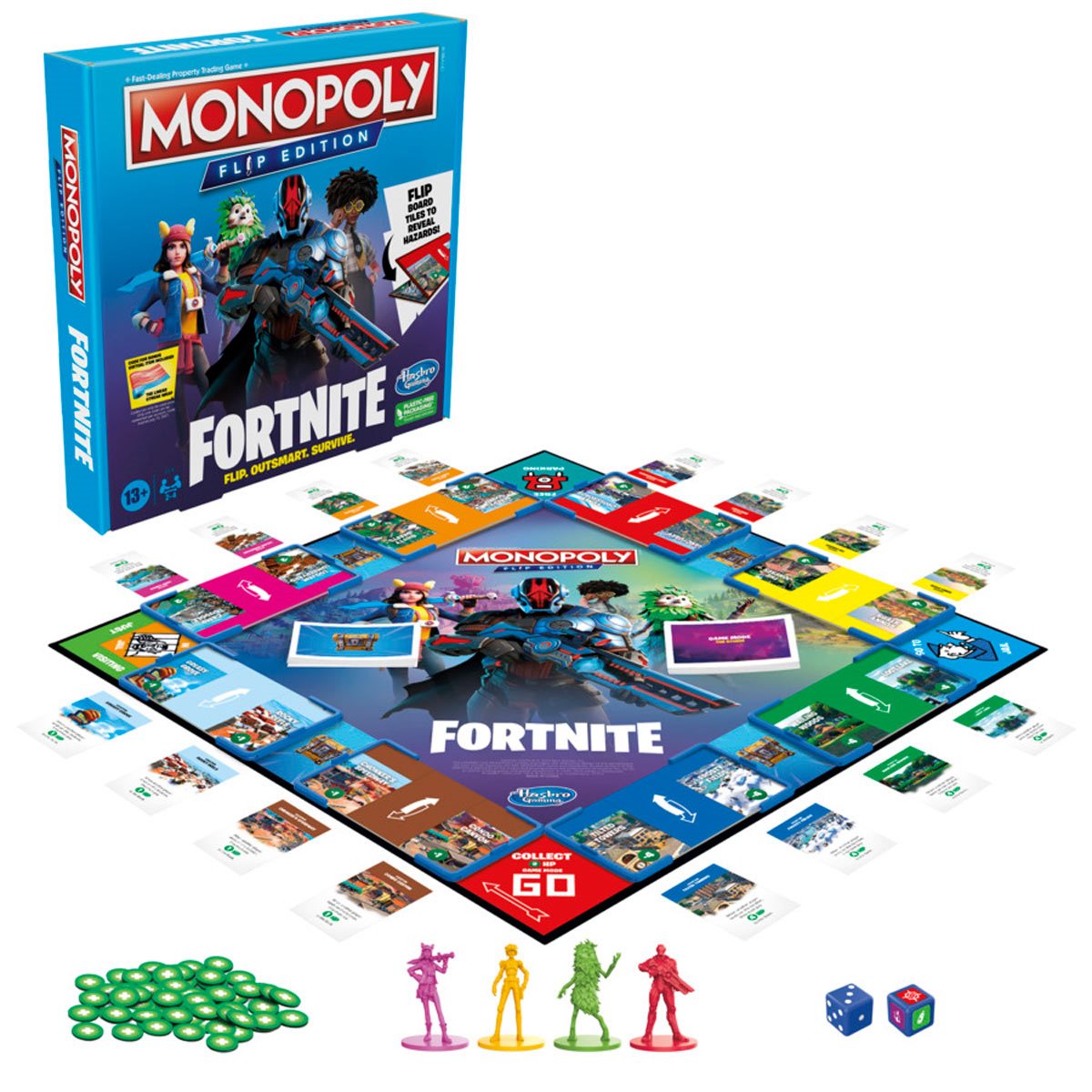 Monopoly - Fortnite Edition - board game - Epic Games / Hasbro - used