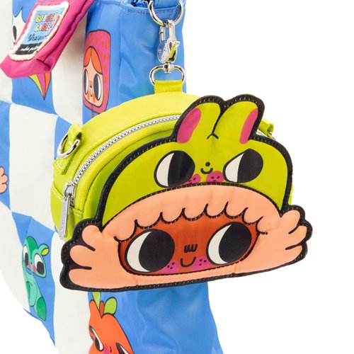 Burger Babie Padded Nylon Mini Crossbody Bag with Strap