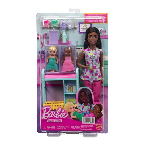 Barbie Careers Baby Doctor Doll with Black Hair