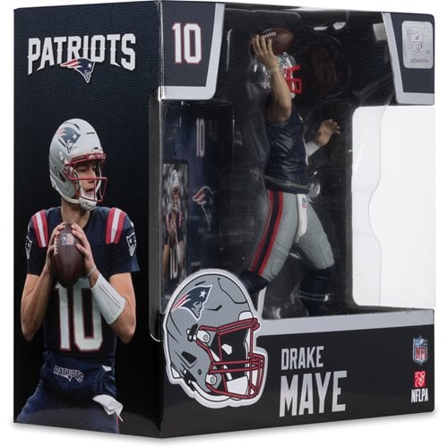 NFL SportsPicks New England Patriots Drake Maye 7-Inch Posed Figure