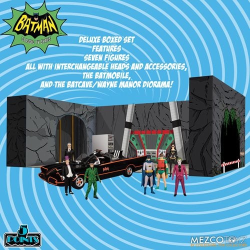 Batman (1966) 5 Points Deluxe Boxed Set