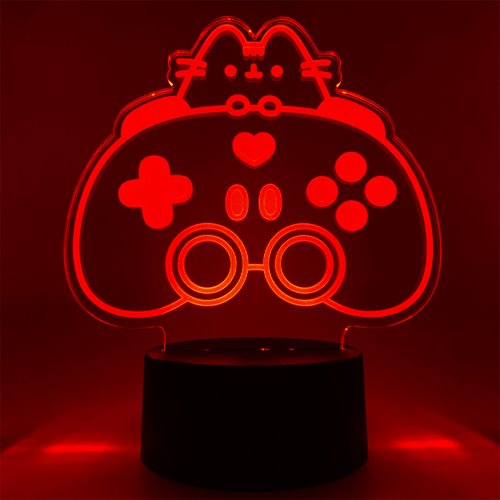 Pusheen Gamer Otaku Lamp