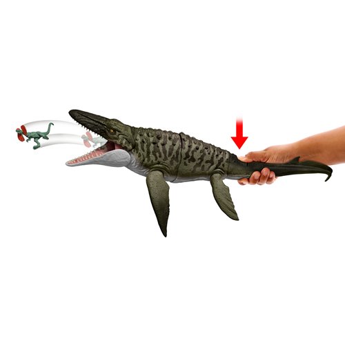 Jurassic World Rebirth Bite n Blast Mosasaurus Action Figure