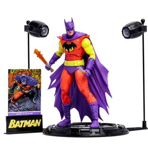 DC Multiverse Batman of Zur-En-Arh Black Light Gold Label 7-Inch Scale Action Figure - Entertainment