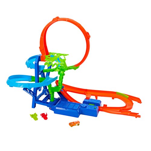 Hot Wheels Stunt Tracks Mid-Air Crash Track Set