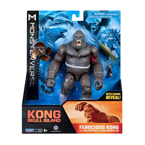 MonsterVerse Ferocious Kong Monster Figure, Not Mint