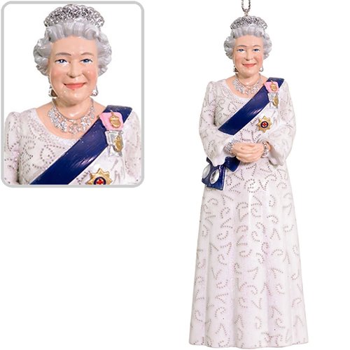 Queen Elizabeth 4 3/4-Inch Resin Ornament