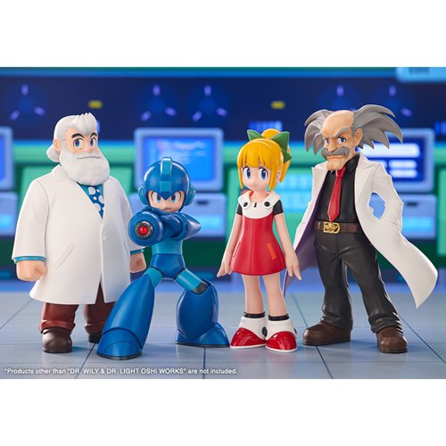 Mega Man 11 Dr. Wily & Dr. Light Oshi Works Statue