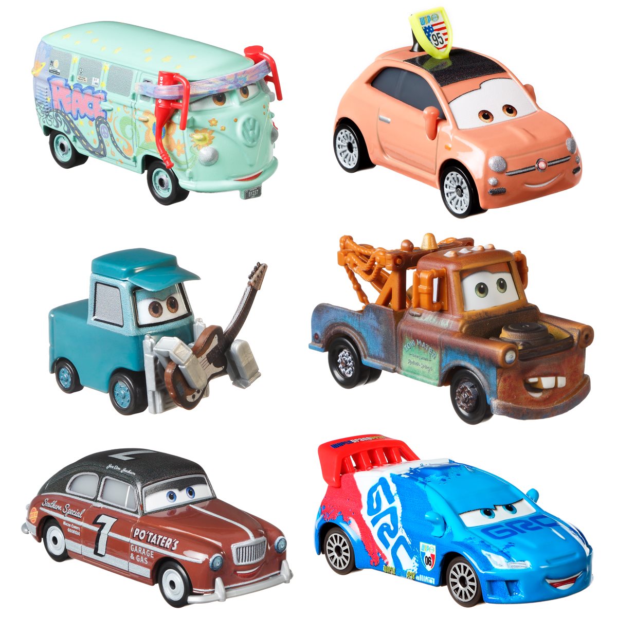 Disney Cars Characters Names And Numbers