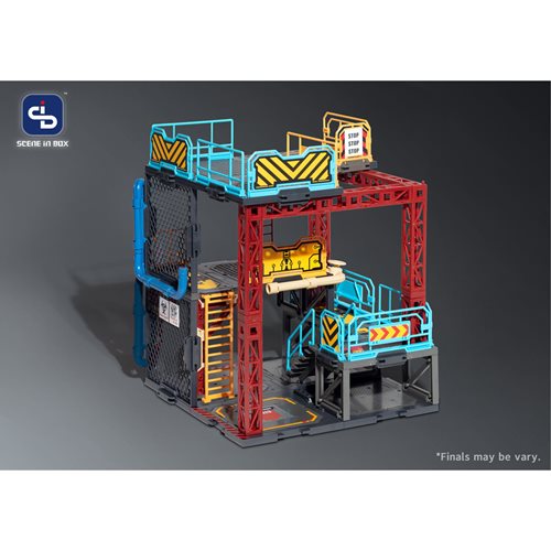 Scene in Box Industrial Depot 1:18 Scale Building Diorama