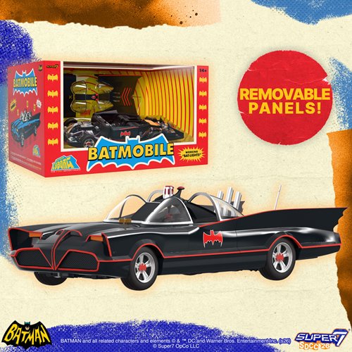 Batman Classic TV Series Batmobile (Color) Super Cyborg Vehicle