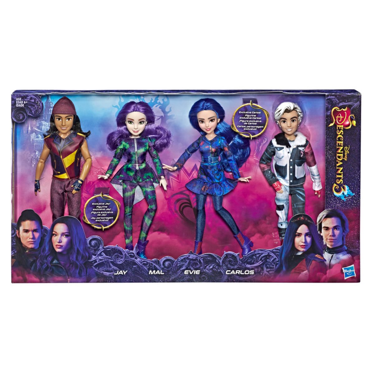  Disney Descendants 2 Mal Isle of the Lost Doll - Poseable  Figure with Stylish Outfit and Matching Shoes : Hasbro: Toys & Games