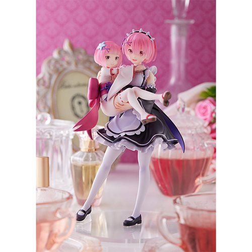 Re:Zero Starting Life in Another World Ram & Childhood Ram S-Fire 1:7 Scale Statue