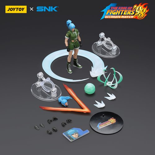 Joy Toy King of Fighters '98 Ultimate Match Ikari Warriors Team Leona Heidern 1:18 Scale Action Figu