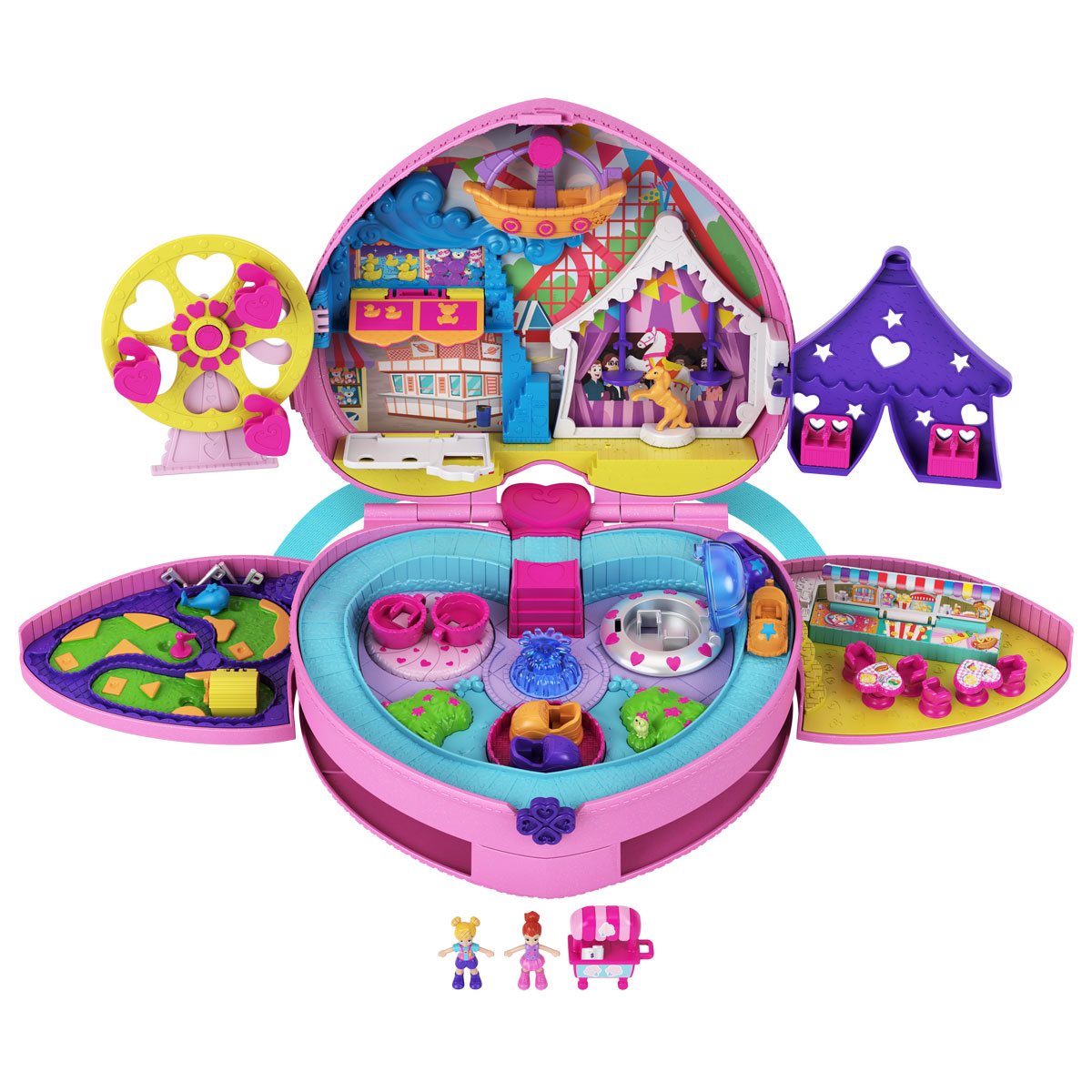 saai Aquarium nederlaag Polly Pocket Tiny is Mighty Theme Park Backpack Compact