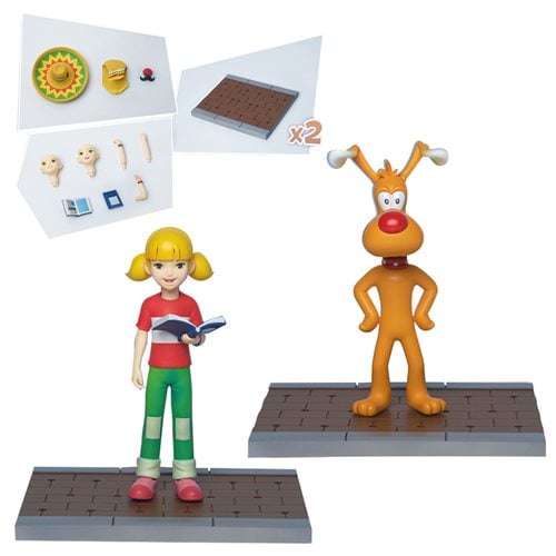 Inspector Gadget Brain and Penny Megahero Series Action Figure 2-Pack