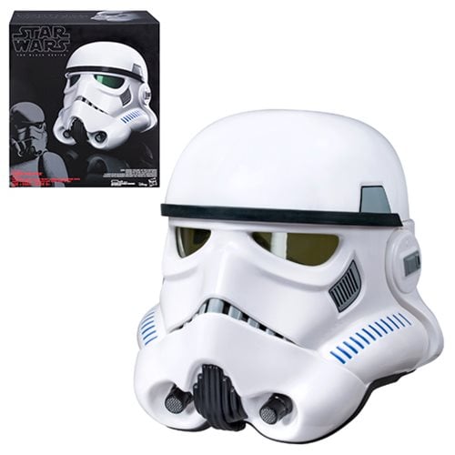 Star Wars The Black Series Rogue One Imperial Stormtrooper Electronic Voice-Changer Helmet Prop Replica