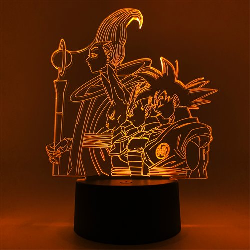 Dragon Ball Super Goku, Vegeta, Beerus, and Whis Otaku Lamp