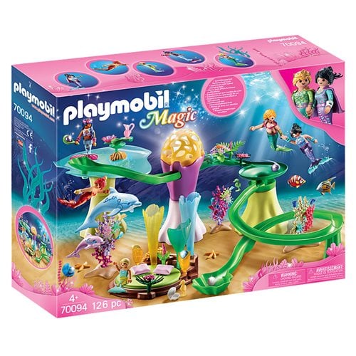 Playmobil 70094 Magical Mermaids Mermaid Cove with Illuminated Dome Playset