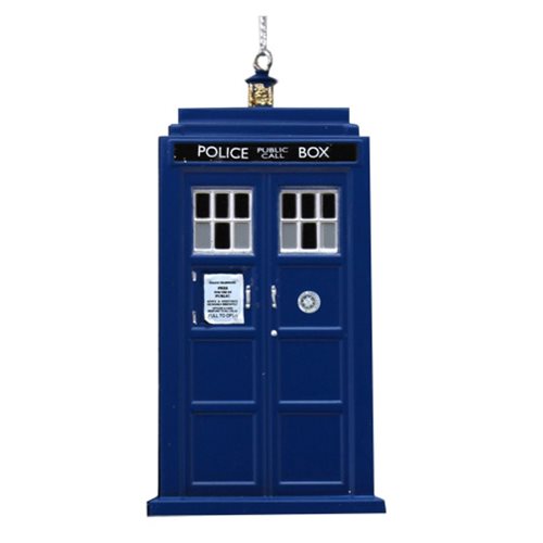 Doctor Who TARDIS 4 1/2-Inch Blow Mold Ornament