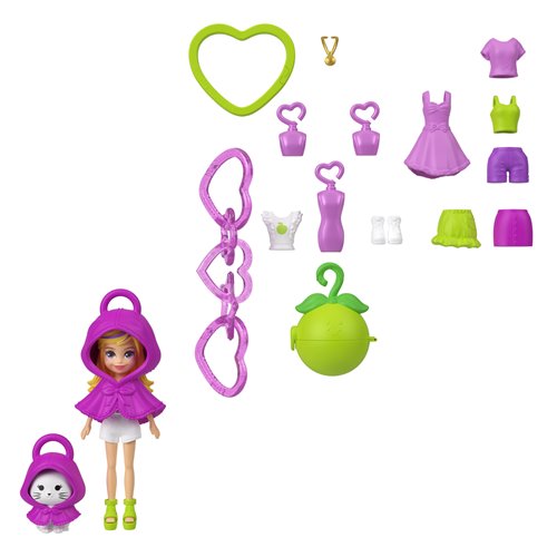 Polly Pocket Key Chain Style Kit Case of 4