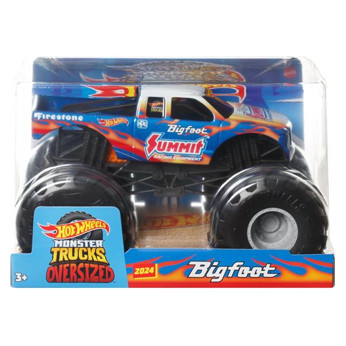 Hot Wheels Monster Trucks 1:24 Scale Vehicle 2024 Mix 7 Case of 4