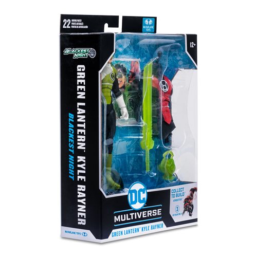 DC Build-A Wave 8 Blackest Night Green Lantern Kyle Rayner 7-Inch Scale Action Figure