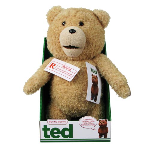 NO VOICE NEW OFFICIAL TED MOVIE 12" TALKING PLUSH SOFT TOY R RATED BOX 