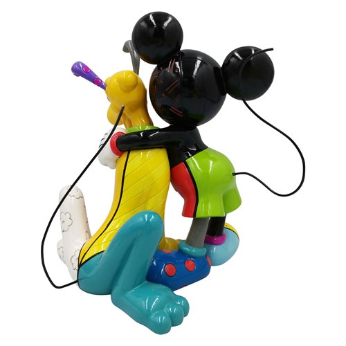 Disney Mickey Mouse and Pluto Statue by Romero Britto