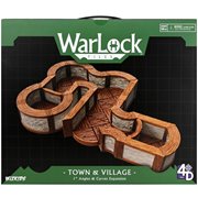 WarLock Tiles Expansion Pack 1-Inch Town and Village Angles and Curves Accessory Pack
