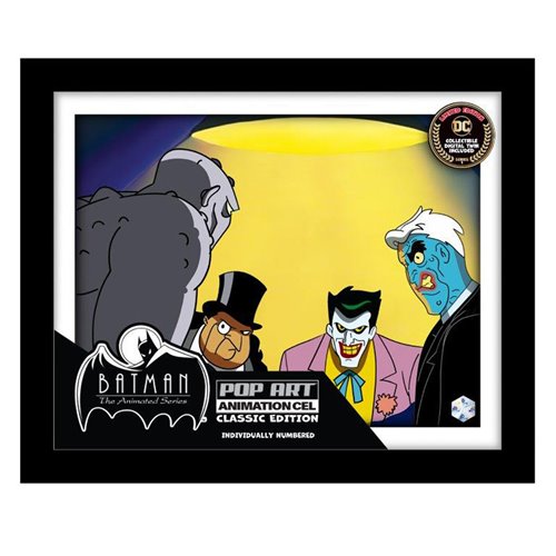 Batman: The Animated Series Almost Got 'Im #1011 Animation Cel Framed Art Print