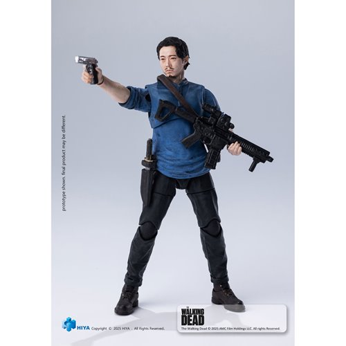 The Walking Dead Glenn Exquisite Mini Series 1:18 Scale Action Figure