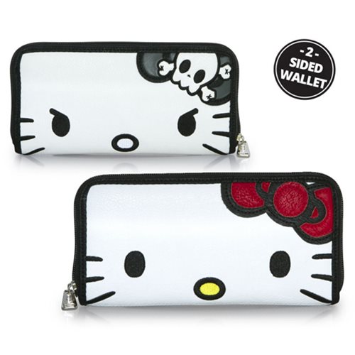Hello Kitty Two Face Zip-Around Wallet - Entertainment Earth