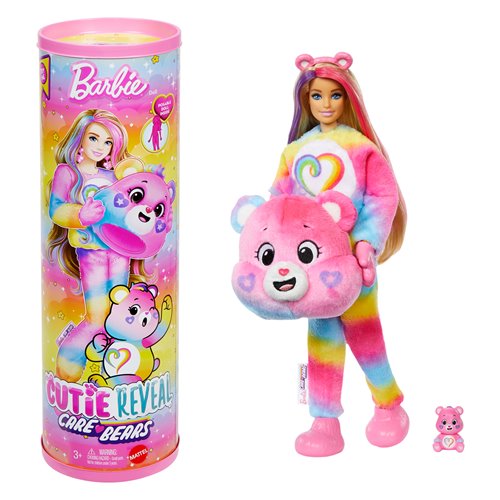 Barbie Care Bears Cutie Reveal Series 2 Doll Case of 3