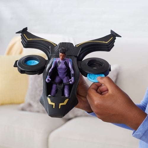 Black Panther Wakanda Forever Vibranium Blast Sunbird with 6-Inch Shuri Action Figure