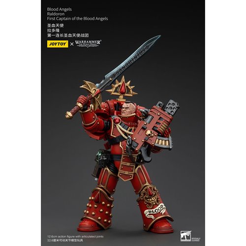 Joy Toy Warhammer The Horus Heresy Blood Angels Raldoron First Captain 1:18 Scale Action Figure