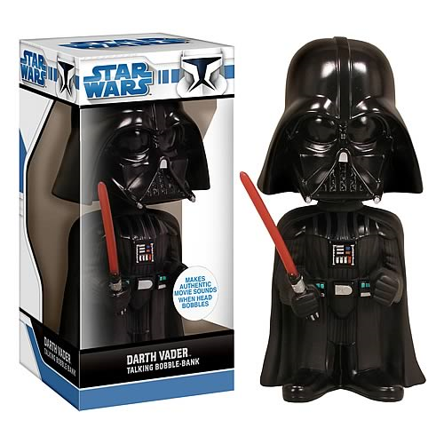 Darth Vader Computer Sitter Bobble Head Star Wars Funko 