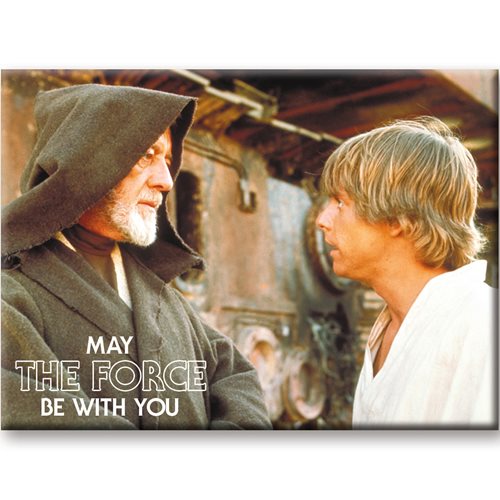 Star Wars May The Force Be With You Flat Magnet
