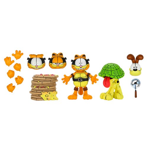 Teenage Mutant Ninja Turtles Archie Comics x Garfield Ultimate Garfello with Odie 7-Inch Scale Actio