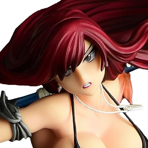 Fairy Tail Erza Scarlet the Knight Black Armor Version 1:6 Scale Statue