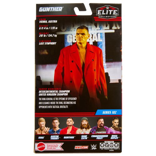 WWE Elite Collection Series 102 Gunther Action Figure